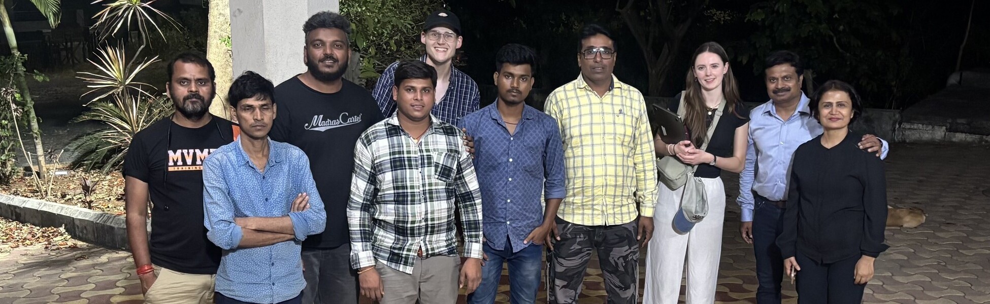 The Trisna Films production crew and The Big RD Limited (London) team on location in Pune, Maharashtra, for the Zayed Sustainability Prize documentary on Periwinkle Technologies. animation film production house in india, animation video production house in india, animation production house in india, animation film production company in india, animation video production company in india, animation production company in india