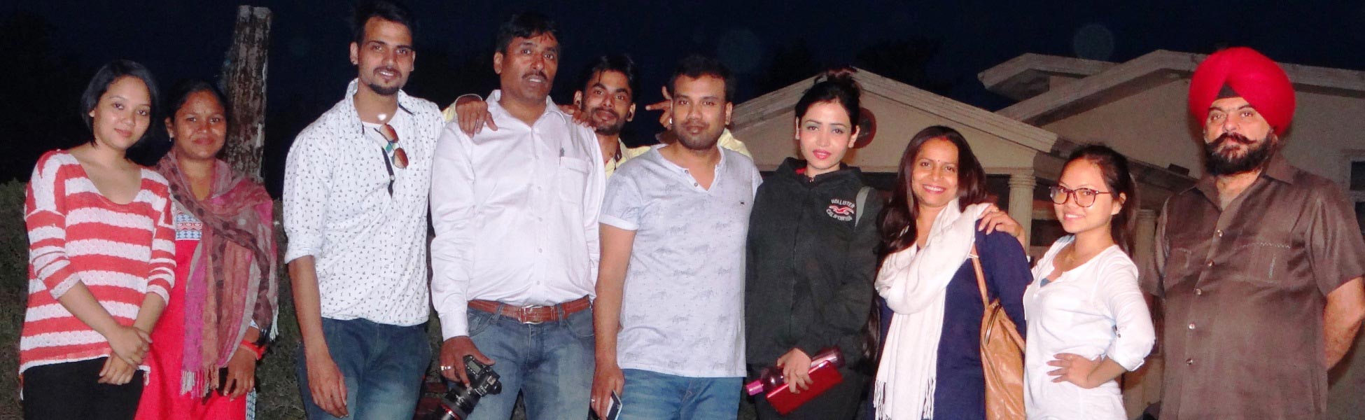 Behind the scenes with the cast and crew of 'Humsafar Ki Talash Mein,' a Hindi music video production by Trisna Films® in Delhi. Featuring singer Amrit Ray and model Akanksha Mishra, directed by Avinash Kumar. Expert music video production services in India since 2000. film production house in Shimla, video production house in Shimla, tv production house in Shimla, production house in Shimla, film production company in Shimla, video production company in Shimla, tv production company in Shimla, production company in Shimla